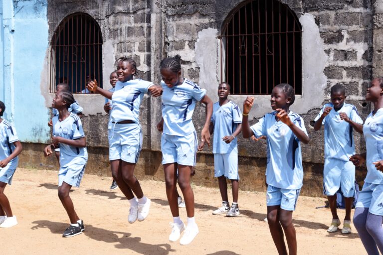 Students taking PE